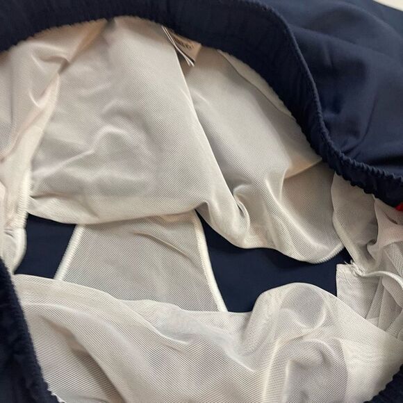 Speedo Navy Blue Red Swim Trunks Size XXL - Picture 8 of 9